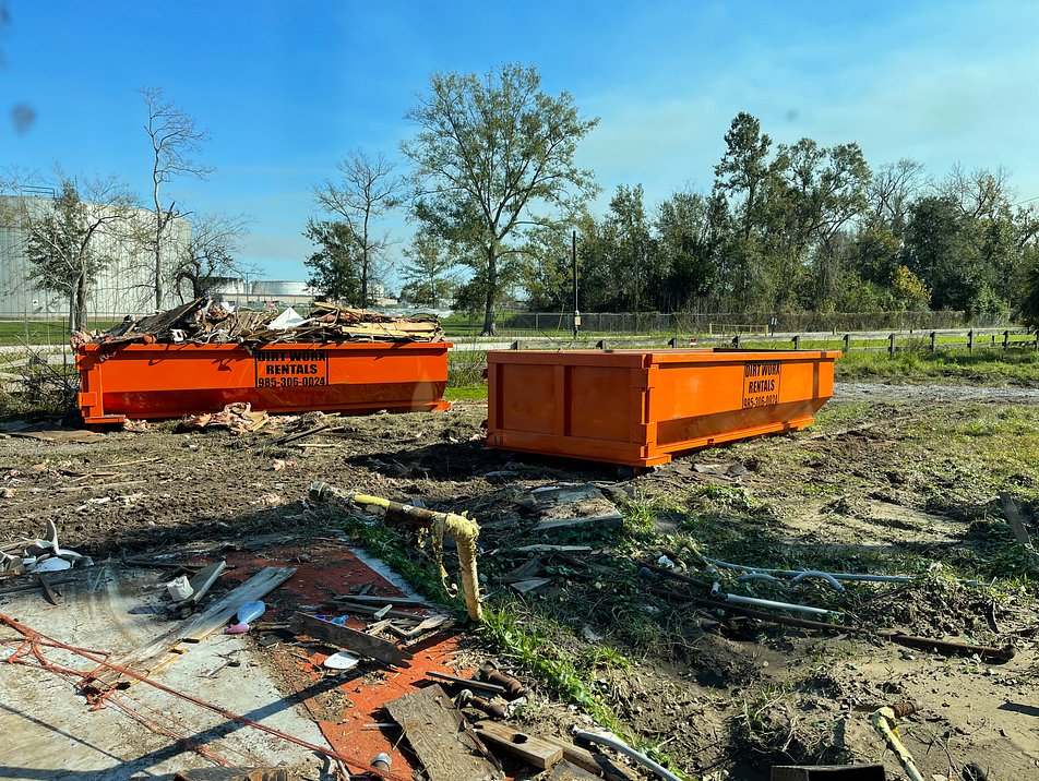 dumpster rentals - Dirt Worx Rentals